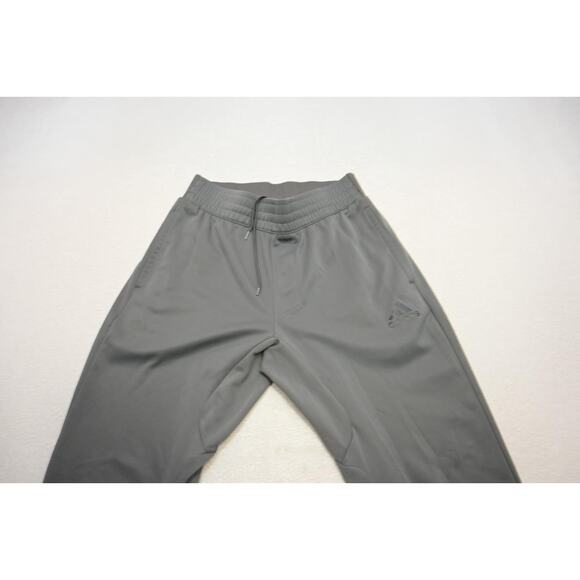 Adidas Sweat Pants Soccer Tapered Gray W/Pockets Athletic Mens Size Medium - Picture 4 of 10